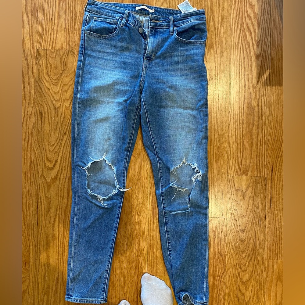 Levi blue jeans